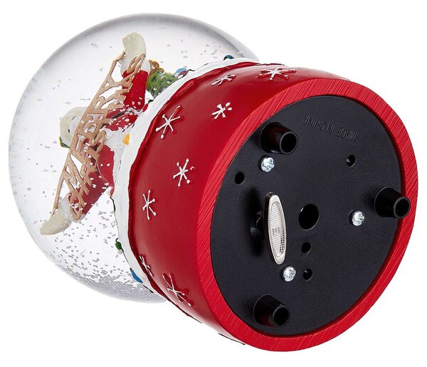 X-MAS Hudební skříňka Santa s girlandou