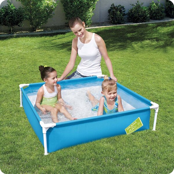 Bazén rámový obdélníkový 122x122x30 cm 365L Bestway 3525