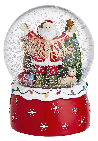 X-MAS Hudební skříňka Santa s girlandou