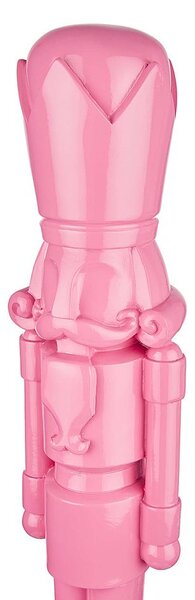 JAMES Dekorační louskáček 54 cm - růžová