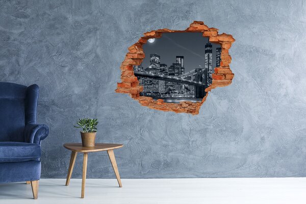 Fototapeta díra na zeď Manhattan New York nd-c-117559535
