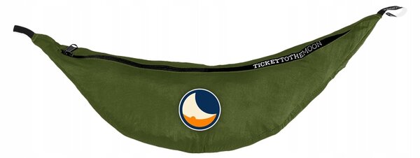 Hamaka bez tyčí Ticket To The Moon zelená 200 kg 300 x 155