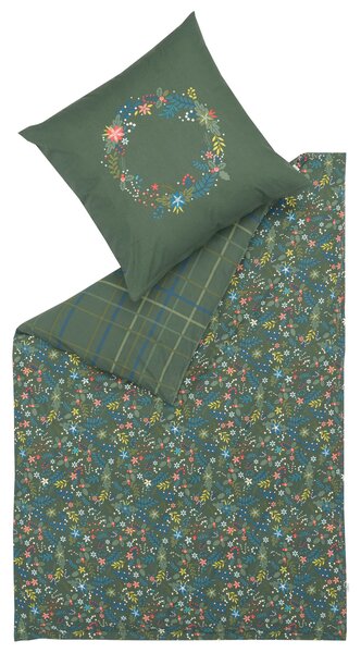 OBOUSTRANNÉ POVLEČENÍ, satén, zelená, vícebarevná, 135/200 cm Esprit - Online Only povlečení, Online Only