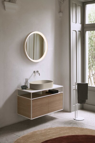 GSI Sapho, KUBE X keramické umyvadlo 40x23 cm, černá matná