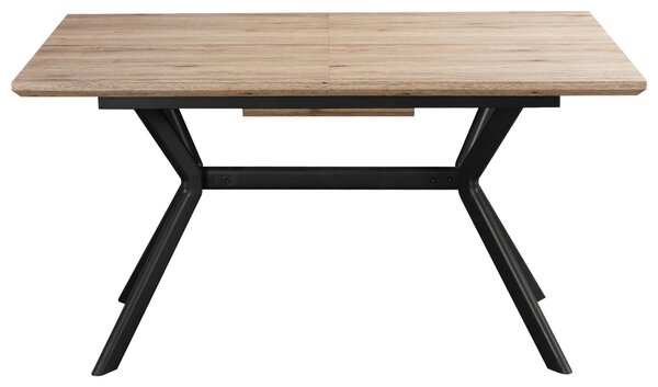 JÍDELNÍ STŮL, přírodní barvy, černá, 140/90/76 cm MID.YOU - Jídelní stoly, Online Only