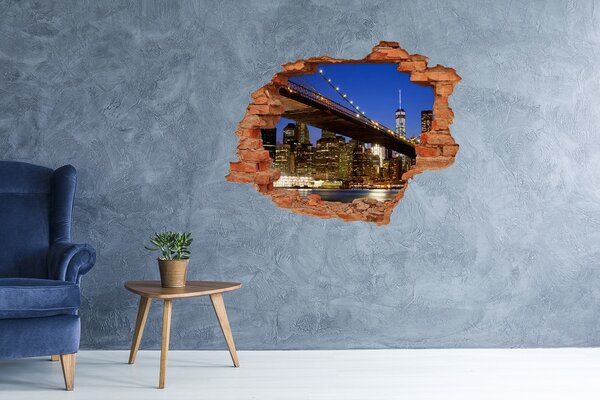 Fototapeta díra na zeď Manhattan New York nd-c-118915288