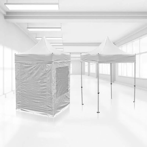 Nůžkový párty stan RedX® PROFI 1,5x1,5 m (Kvalitní profesionální párty stan 1,5x1,5 m - dostupný v 2 barvách a možností vlastního potisku)