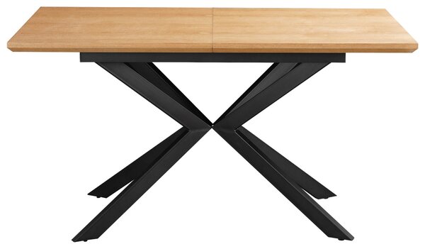 JÍDELNÍ STŮL, přírodní barvy, černá, 140/80/76 cm MID.YOU - Jídelní stoly, Online Only