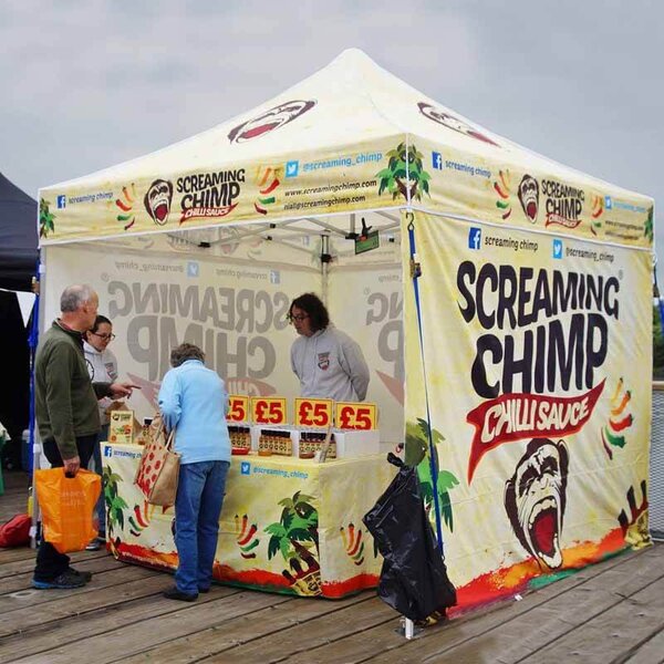 Nůžkový párty stan RedX® PROFI 3x3 m (Kvalitní profesionální párty stan 3x3 m - dostupný v 16 barvách a možností vlastního potisku)