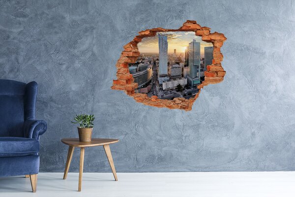 Fototapeta díra na zeď Varšava Polsko nd-c-119805432