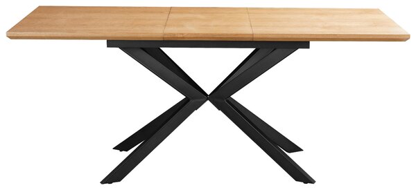 JÍDELNÍ STŮL, přírodní barvy, černá, 140/80/76 cm MID.YOU - Jídelní stoly, Online Only