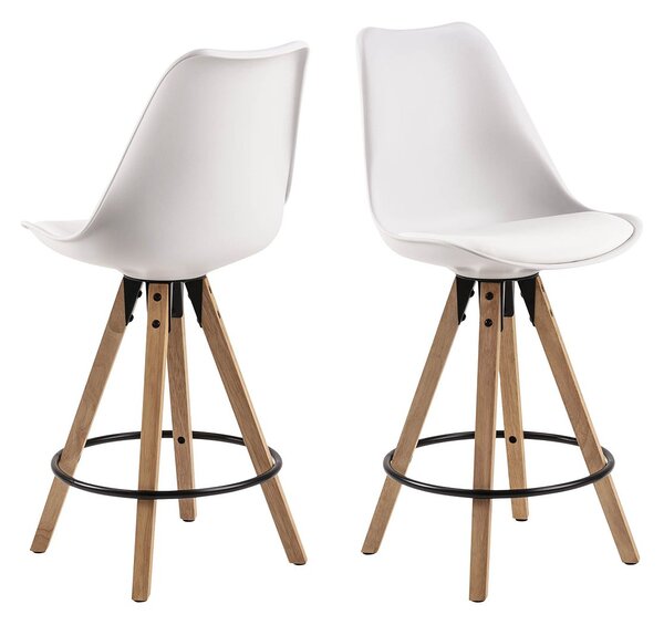 ACTONA Sada 2 ks − Barová židle Dima 101,5 × 48 × 55,5 cm