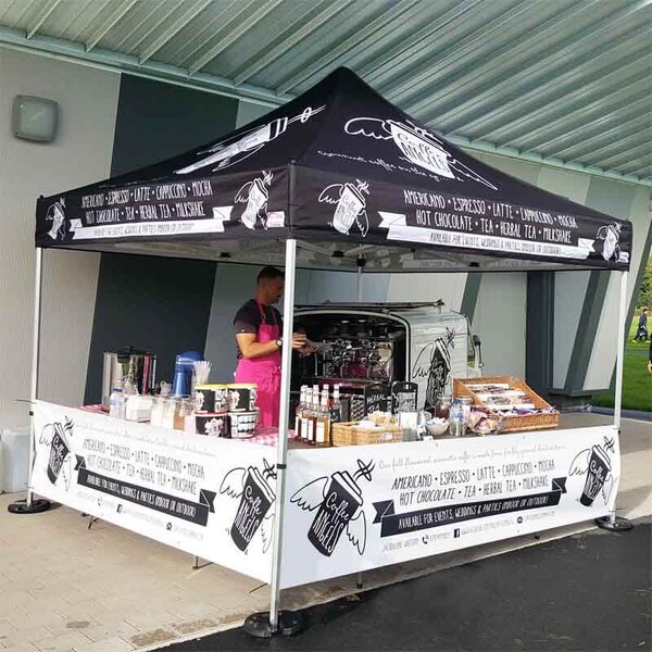 Nůžkový párty stan RedX® PROFI 3x3 m (Kvalitní profesionální párty stan 3x3 m - dostupný v 16 barvách a možností vlastního potisku)
