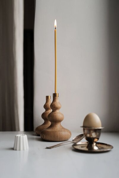 OVO Things Sada svíček z včelího vosku Slim Candles - 10 ks OVO112
