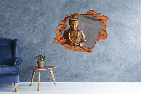 Samolepící nálepka na zeď Dřevěný budha nd-c-120485087