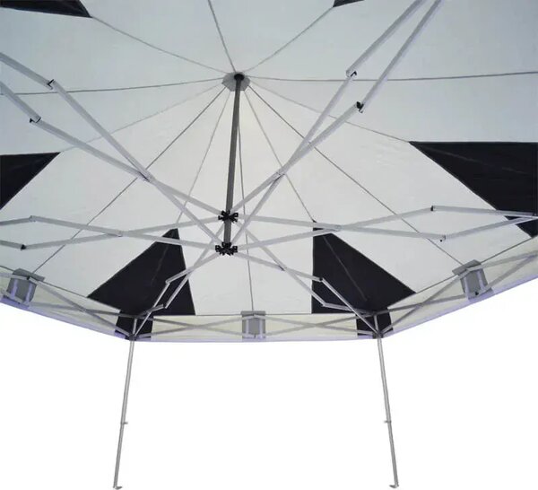 Nůžkový párty stan RedX® PROFI EXTREME 6x6 m HEXAGON (Nejbytelnější nůžkový párty stan 6x6 m HEXAGON na trhu - dostupný v 7 barvách a možností)