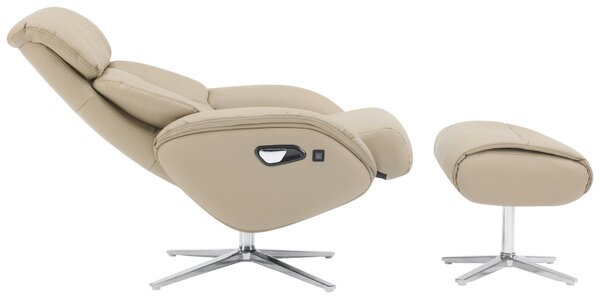 MASÁŽNÍ KŘESLO, textil, kůže, šedohnědá Livetastic - Masážní křesla, Online Only