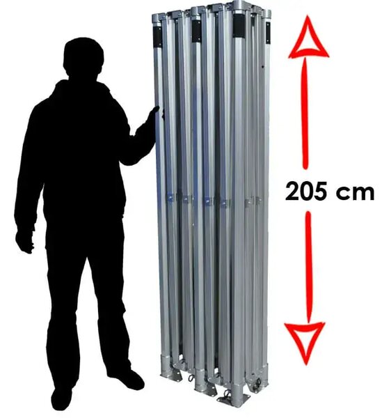 Nůžkový párty stan RedX® PROFI EXTREME 4x8 m (Nejbytelnější nůžkový párty stan 4x8 m na trhu - dostupný v 8 barvách a možností vlastního potisku)