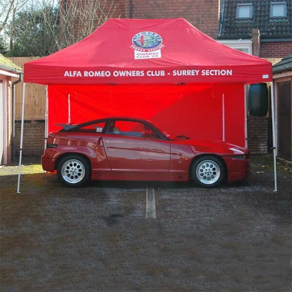 Nůžkový párty stan RedX® HOBBY 3x4,5 m (Kvalitní párty stany 3x4,5 m - dostupné v 10 barvách a možností vlastního potisku)