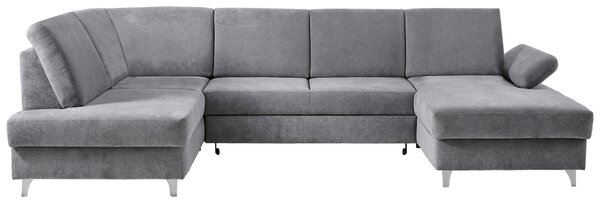 SEDACÍ SOUPRAVA, textil, světle šedá Cantus - Sedací soupravy