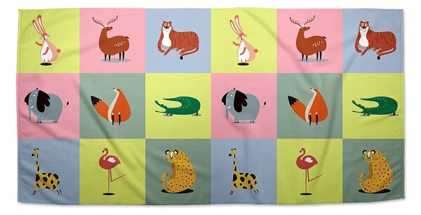 Sablio Ručník Zvířátka ze Zoo - 30x50 cm