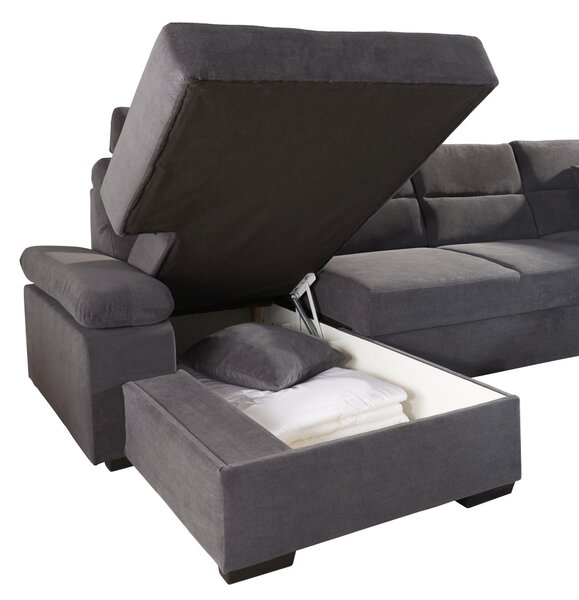 SEDACÍ SOUPRAVA, textil, antracitová Cantus - Sedací soupravy