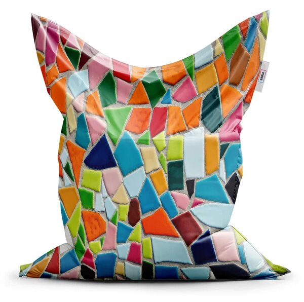 Sablio Sedací vak Classic Barevná mozaika - 150x100 cm