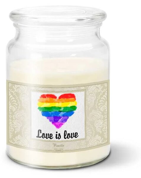 Sablio Svíčka Love is Love - 500 g