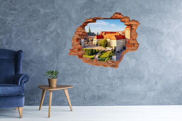Fototapeta díra na zeď 3D Krakov Polsko nd-c-121793696
