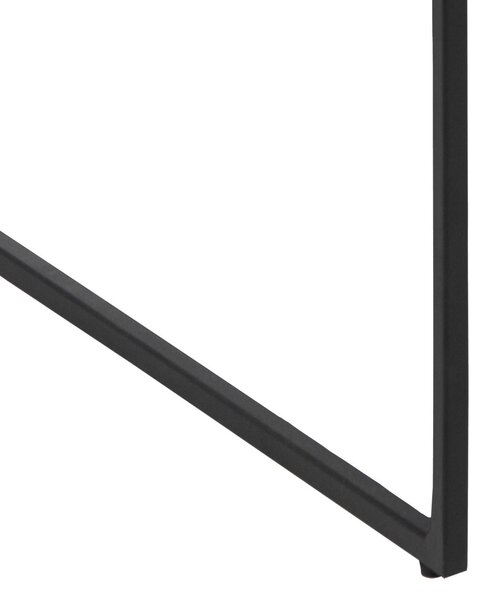 KONFERENČNÍ STOLEK, černá, kov, kompozitní dřevo, 80/80/48 cm Hom`in - Konferenční stolky