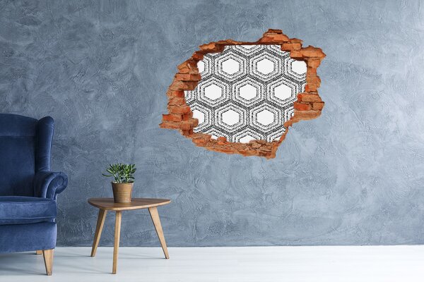 Fototapeta díra na zeď Gemetrické pozadí nd-c-123444558