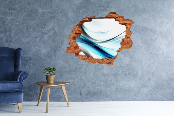 Díra 3D fototapeta nálepka Abstrakce vlny nd-c-122967418