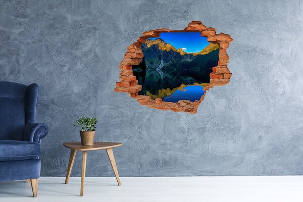 Díra 3D ve zdi nálepka Cihla Tatry nd-c-123055538