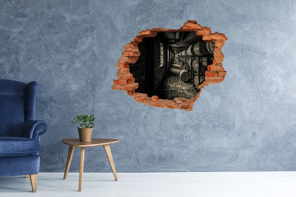 Fototapeta díra na zeď 3D Bourbon sudy nd-c-124196585