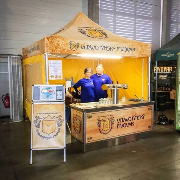 Nůžkový párty stan RedX® PROFI PLUS 3x3 m (Celohliníkový profesionální nůžkový párty stan 3x3 m v odlehčené verzi - dostupný v 16 barvách a možností)