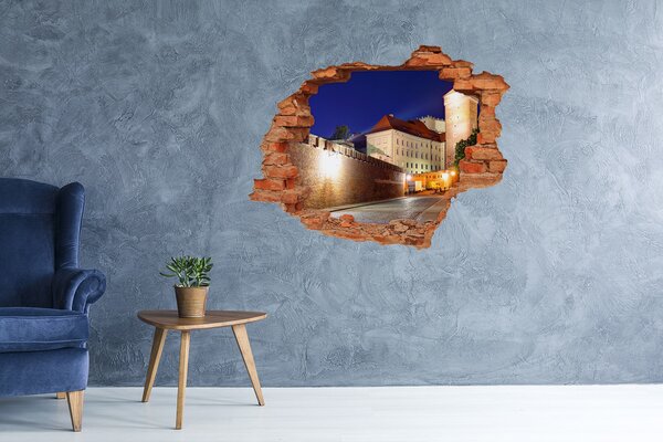 Fototapeta díra na zeď 3D Krakov Polsko nd-c-124579223