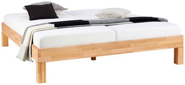 FUTONOVÁ POSTEL, 180/200 cm, jádrový buk MID.YOU - Manželské postele, Online Only