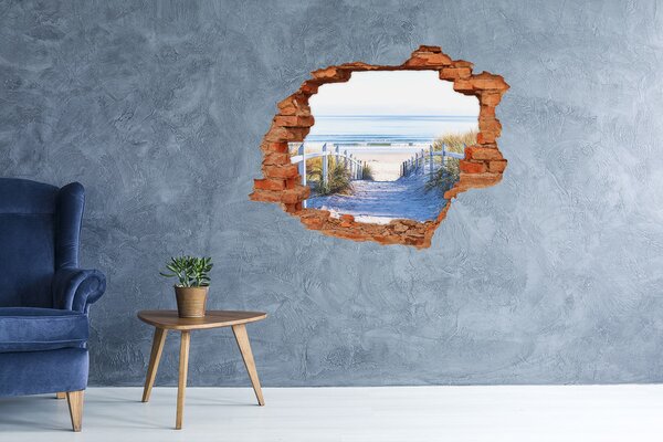 Díra 3D ve zdi na stěnu Mořské duny nd-c-126782883