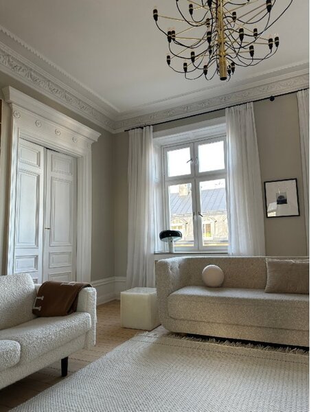 Linie Design Vlněný koberec Awakened Mind White, přírodně bílý, vlna Rozměr: 140x200 cm