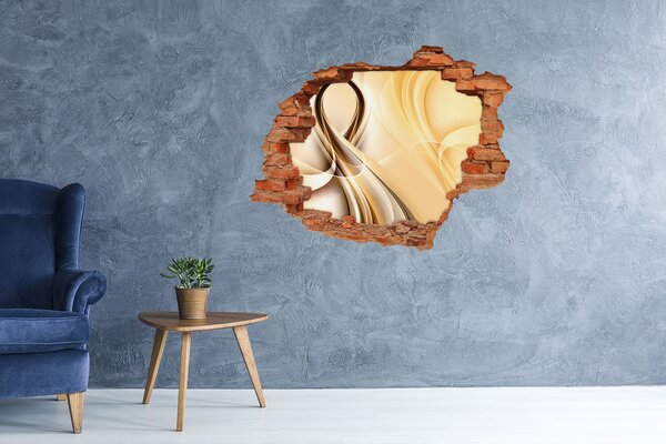 Díra 3D fototapeta nálepka Abstrakce vlny nd-c-127552644