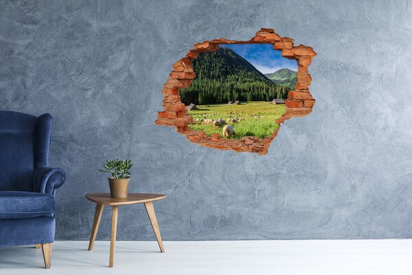 Díra 3D ve zdi na stěnu Ovce v Tatrách nd-c-127508967