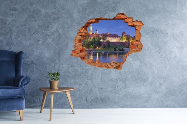 Fototapeta díra na zeď 3D Krakov Polsko nd-c-130529875