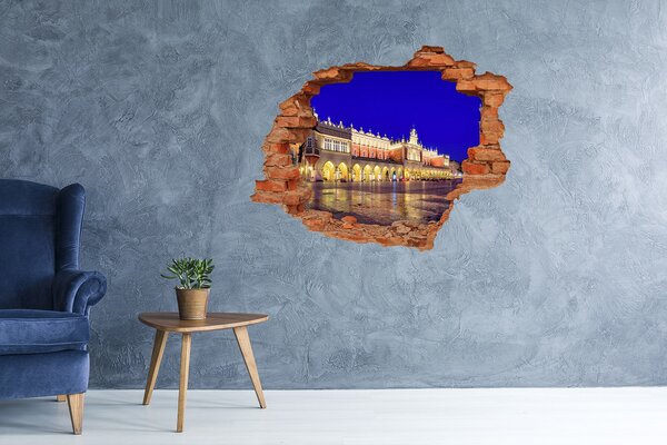 Fototapeta díra na zeď 3D Krakov Polsko nd-c-131103324
