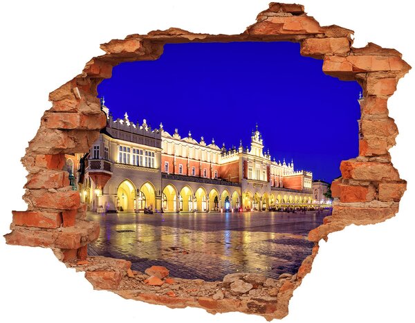Fototapeta díra na zeď 3D Krakov Polsko nd-c-131103324