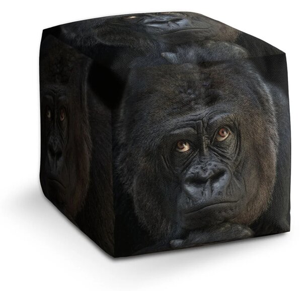 Sablio Taburet Cube Gorila - 40x40x40 cm