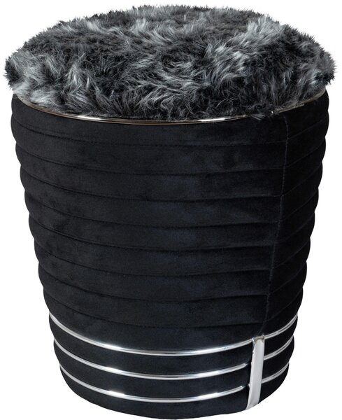 TABURET, textil, 42/50 cm MID.YOU - Taburety, Online Only