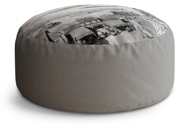 Sablio Taburet Circle Stavba mostu: 38x48 cm