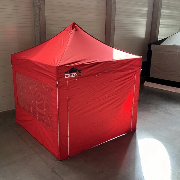 Nůžkový párty stan RedX® PROFI EXTREME COMPOSITE 3x3 m (Plně profesionální párty stan 3x3 m ve verzi s pevnou kompozitovou konstrukcí - dostupný v 16)