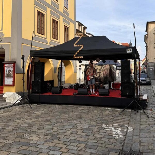 Nůžkový párty stan RedX® PROFI EXTREME COMPOSITE 4x6 m (Plně profesionální párty stan 4x6 m ve verzi s pevnou kompozitovou konstrukcí - dostupný v 8)