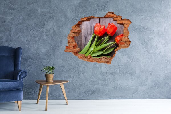 Samolepící nálepka Červené tulipány nd-c-137777387